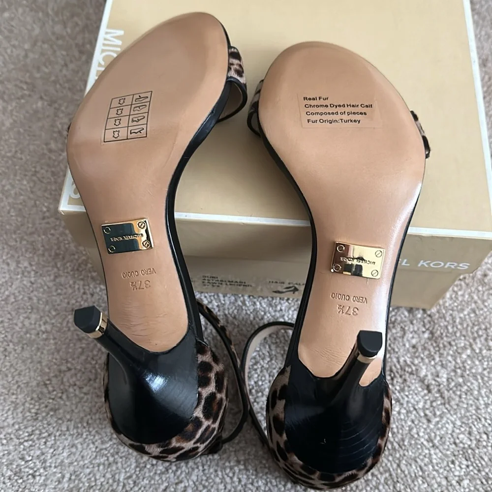Michael Kors Leopard Sandals - Picture 9 of 15